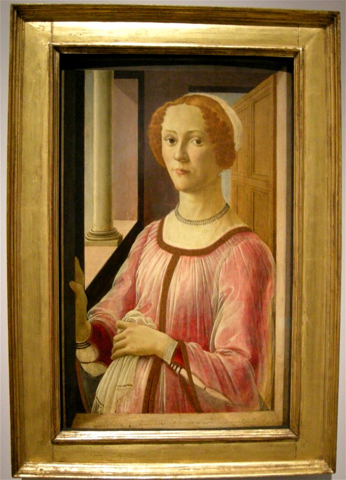Botticelli, Ritratto di Esmeralda Brandini, 1475 circa