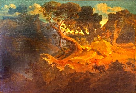 Böcklin Landschaft mit Kentauren@Weimar Schlossmuseum