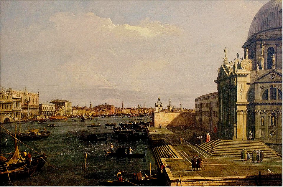 Canaletto - The Grand Canal at the Salute Church