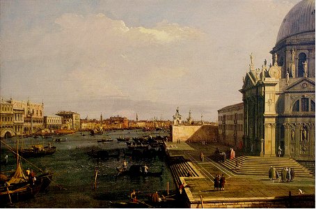 Canaletto - The Grand Canal at the Salute Church