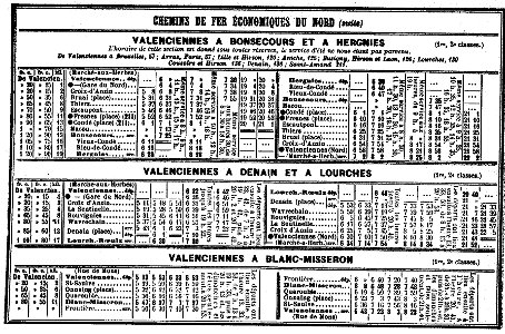 Chaix 1914 - CEN Tw Valenciennes 1