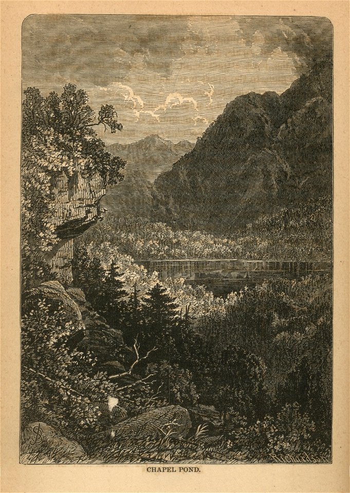Chapel Pond 1875 Wallace