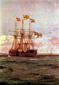 Carl Locher Kaiser von 1874 vor Kopenhagen