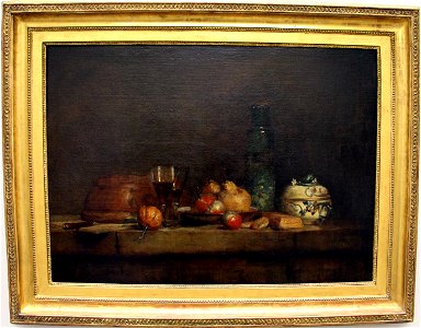 Chardin, il vaso di olive, 1760