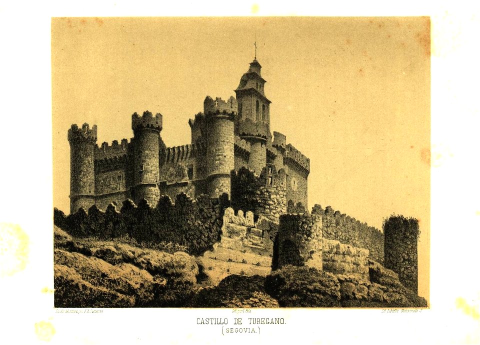 Castillo de Turégano (1865) - Parcerisa, F. J.