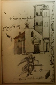 Codice rustici, san michele arcangelo (san michele in palco), ante 1407