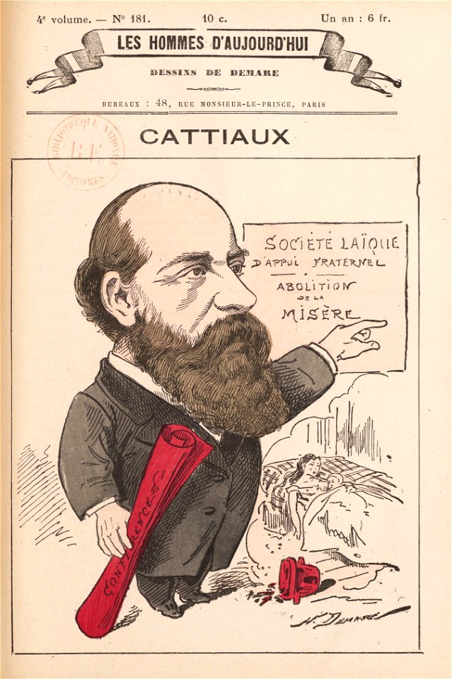 Cattiaux par Demare (Les Hommes d'aujourd'hui, 181)