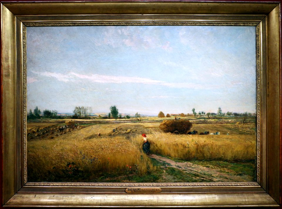 Charles-françois daubigny, moisson, 1851