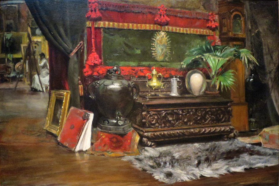 A Corner of My Studio by William Merritt Chase, c. 1895