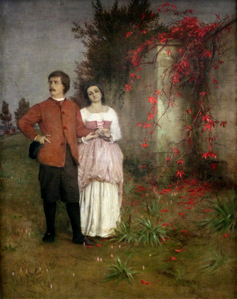 1863 Böcklin Der Künstler und seine Frau anagoria