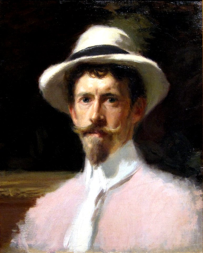 Chicago Art inst MacMonnies autoportrait