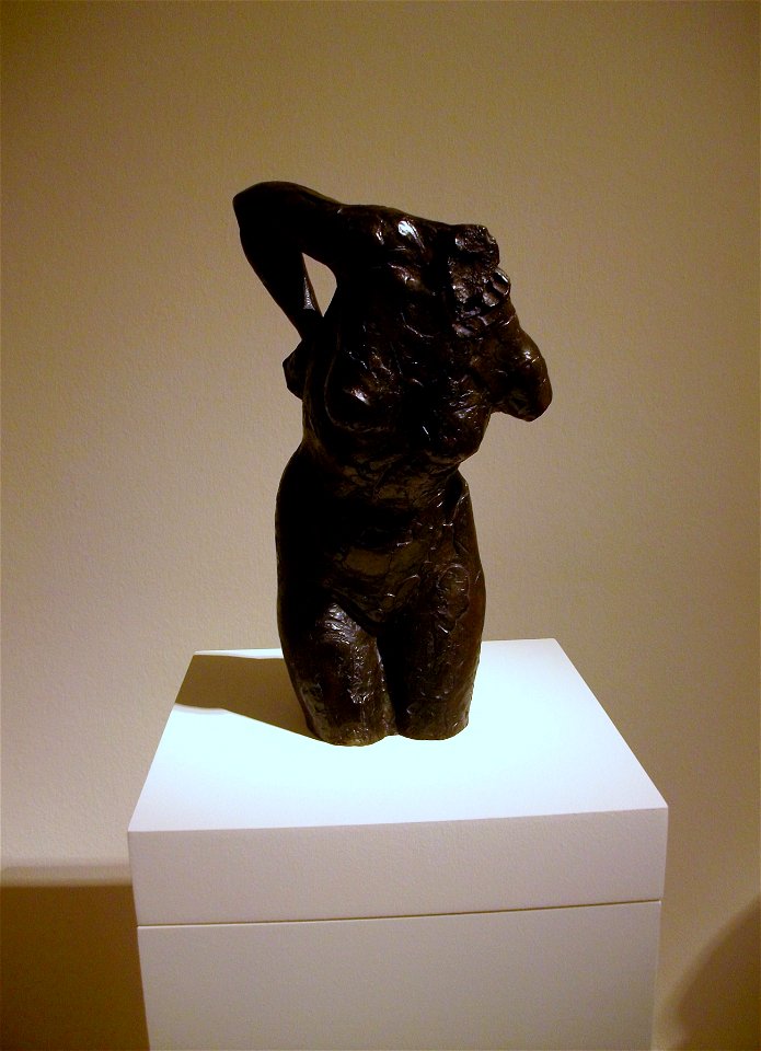 Dona fregant-se l'esquena amb una esponja, tors, Degas. Institut Valencià d'Art Modern