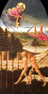 Domenico di Michelino - Verdrijving uit het paradijs