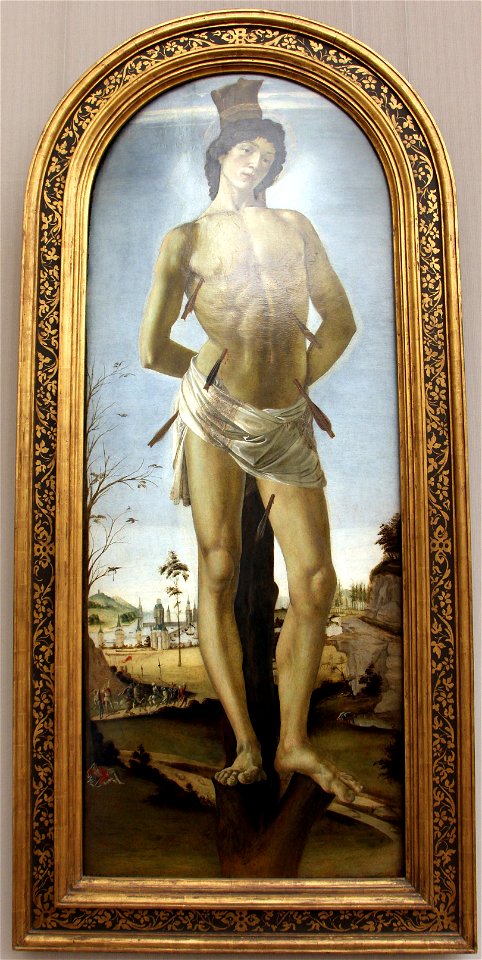 Sandro botticelli, san sebastiano, 1474