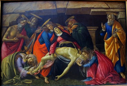 Botticelli, pietà monaco 02. Free illustration for personal and commercial use.