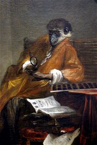 Chardin, la scimmia antiquaria, 1726 ca. 02