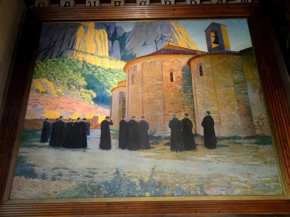 Cau Ferrat (planta superior) 20 L'oració (Santa Cecília de Montserrat) 1896 Rusiñol