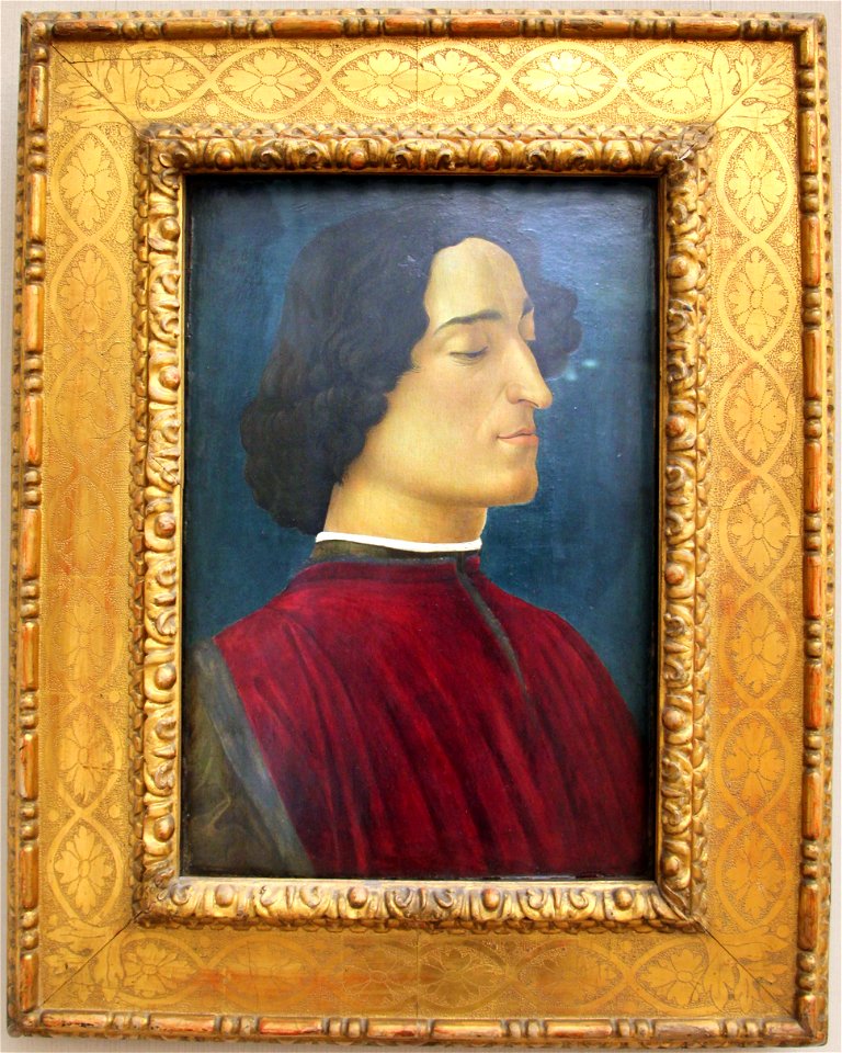 Sandro botticelli, ritratto funebre di giuliano de' medici, 1478 ca