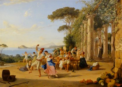 Catel, Franz Ludwig — Volksfest bei Pozzuoli — 1823