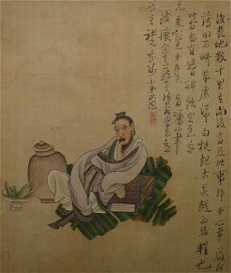 Self-Image by Chen Hongshou, c. 1633