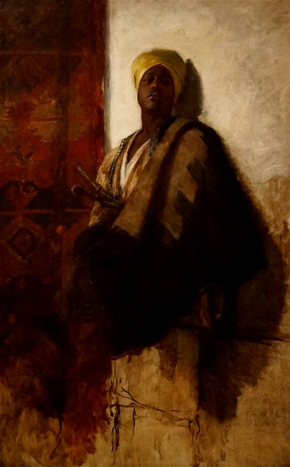 Frank Duveneck (1848-1919) - Guard of the harem (circa 1880)
