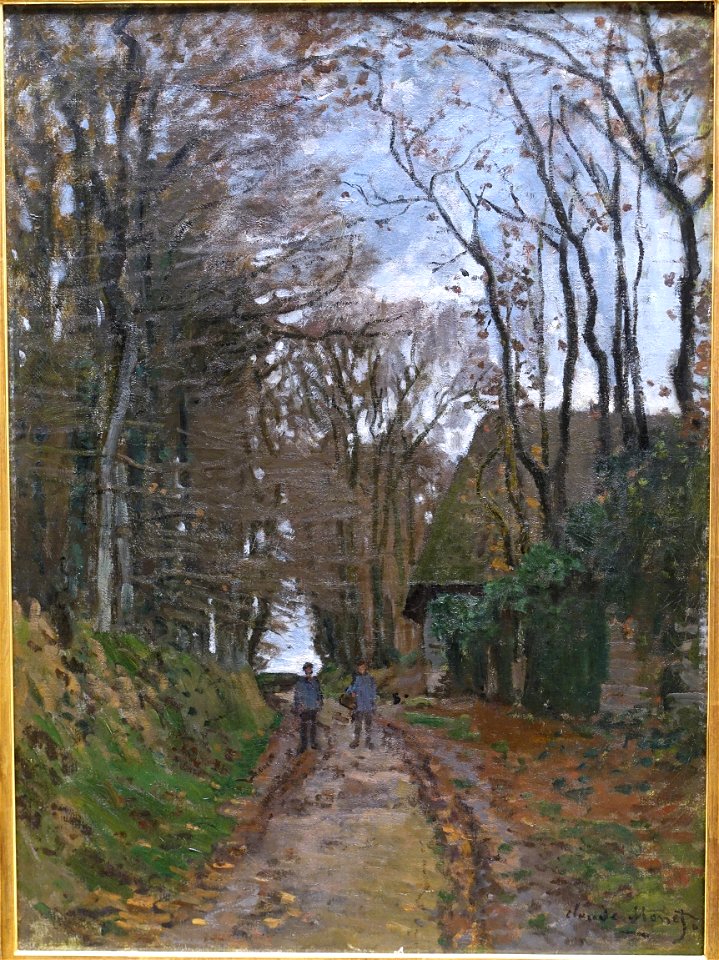Chemin en Normandie by Claude Monet, 1868, oil on canvas - Matsuoka Museum of Art - Tokyo, Japan - DSC07407