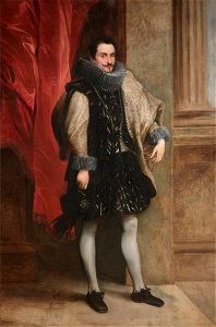 Genoese Nobleman by Anthony van Dyck, Schorr Collection