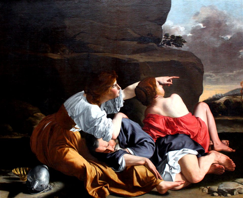 1622 Gentileschi Lot und seine Töchter anagoria