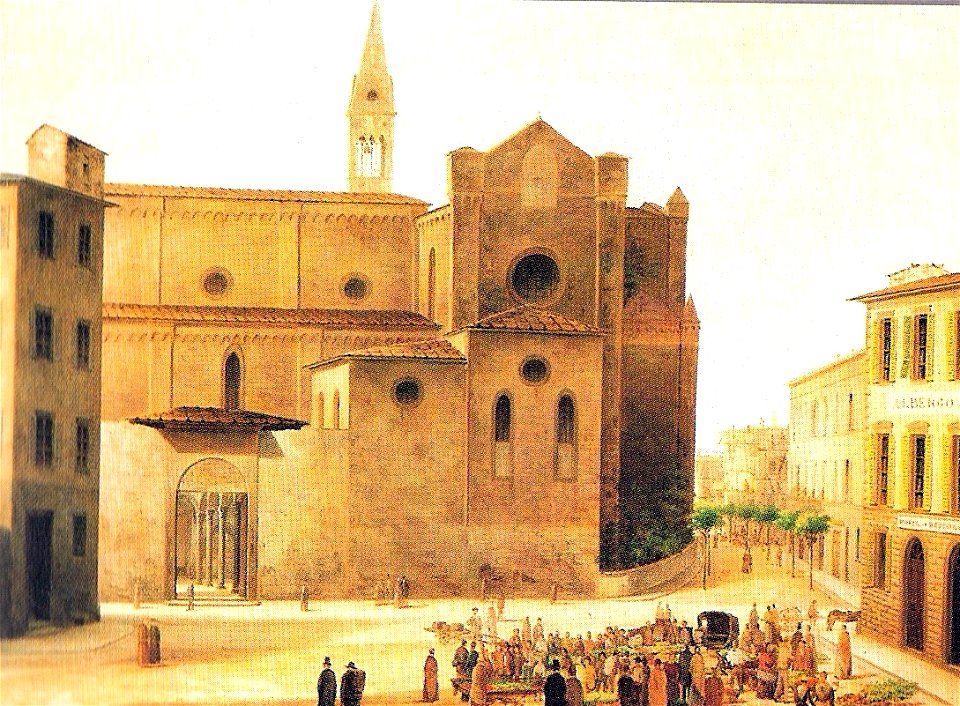 View of Ancient Florence by Fabio Borbottoni 1820-1902 (24)