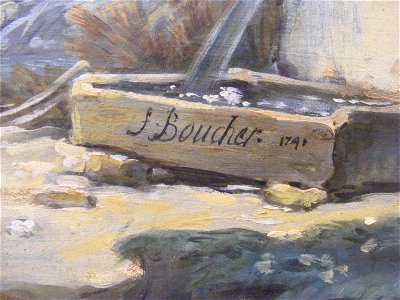 Boucher, François - Autograph