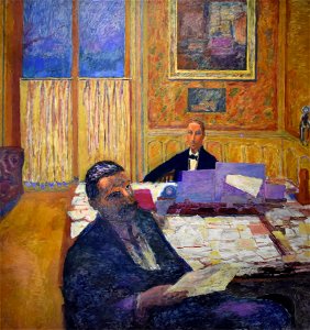 Pierre Bonnard (1867-1947) De gebroeders Bernheim-Jeune - Musée d'Orsay Parijs 22-8-2017 16-21-41. Free illustration for personal and commercial use.