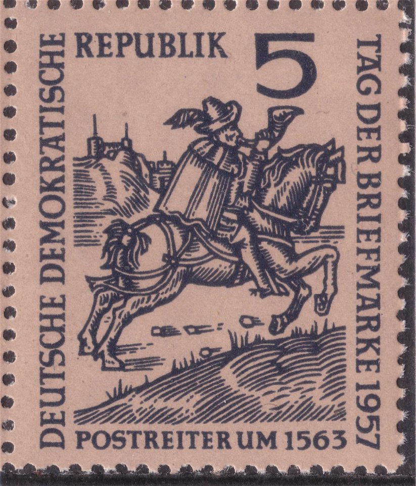GDR-stamp Tag der Marke 5 1957 Mi. 600