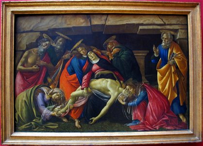 Botticelli, pietà monaco 01. Free illustration for personal and commercial use.