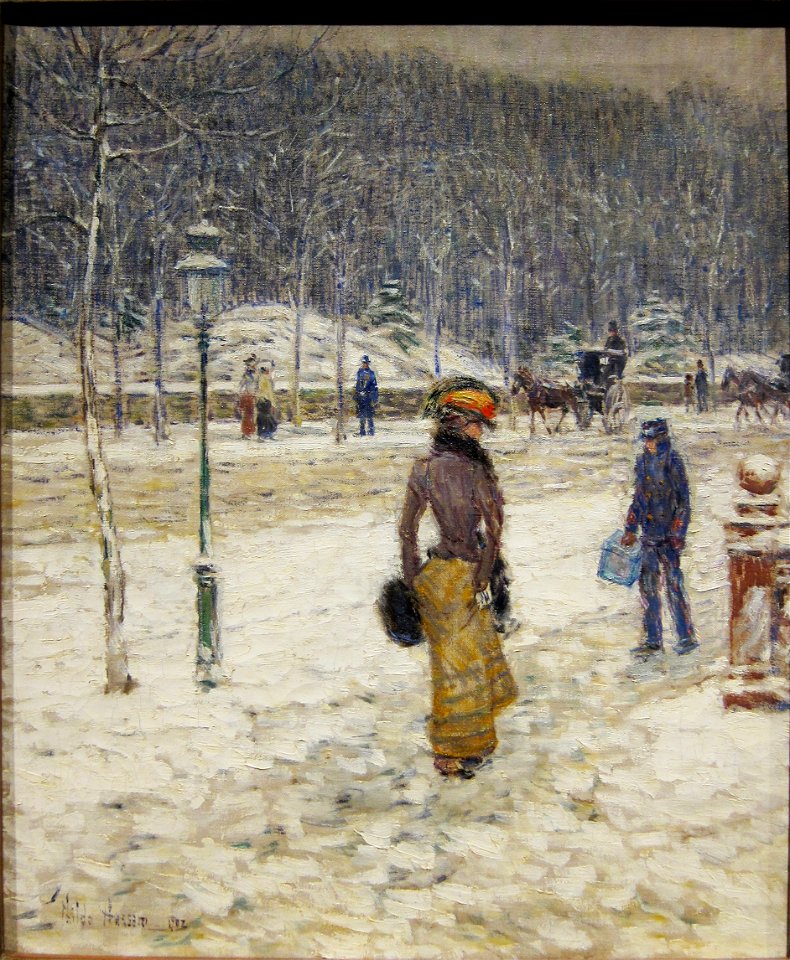 Chicago art inst hassam new york street