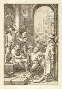 De doornenkroning van Christus Matheus 2726 Marcus 1515 Johannes 191. NL-HlmNHA 1477 53008475