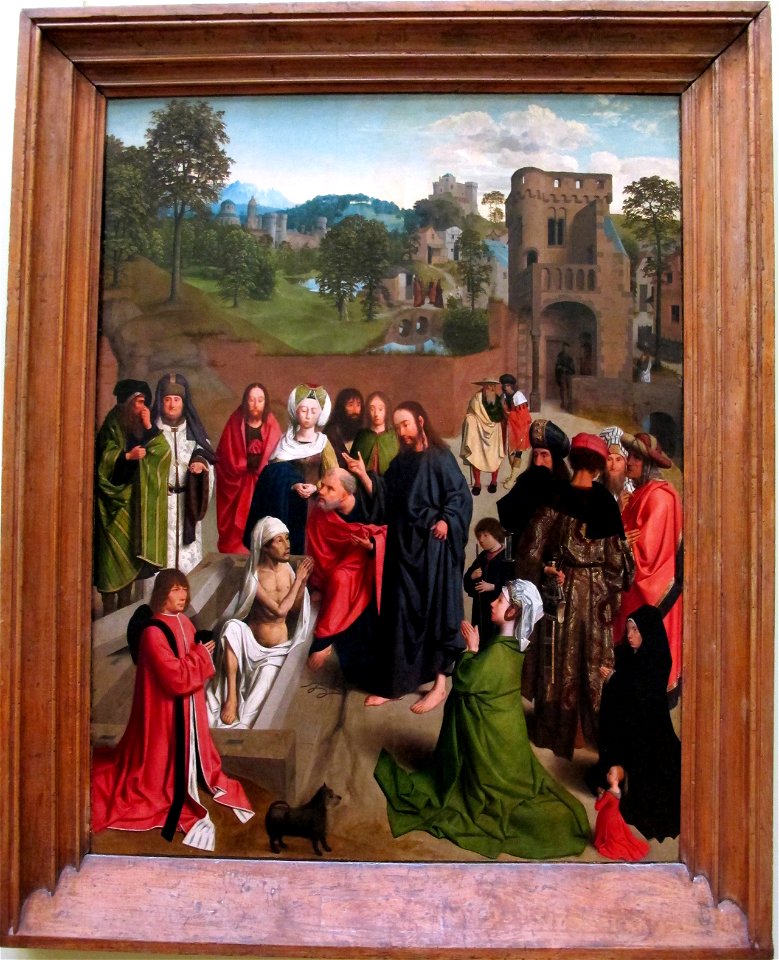 Geertgen tot sint jans, resurrezione di lazzaro, 1480-85 ca. 01