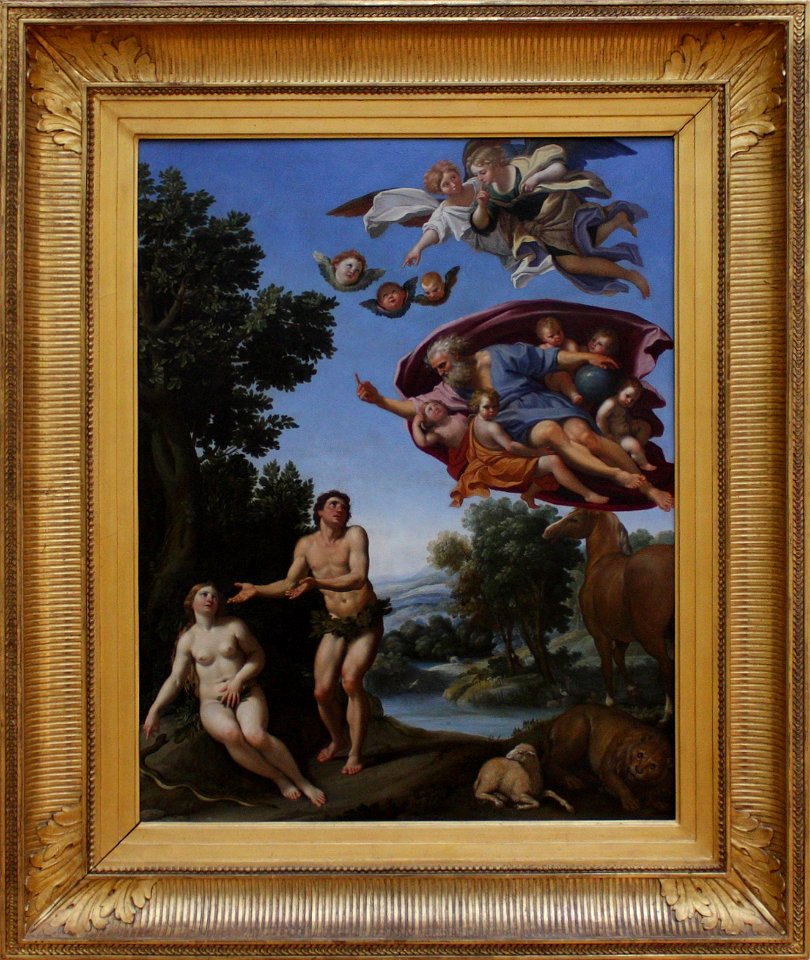 Zampieri - Dieu réprimandant Adam et Ève