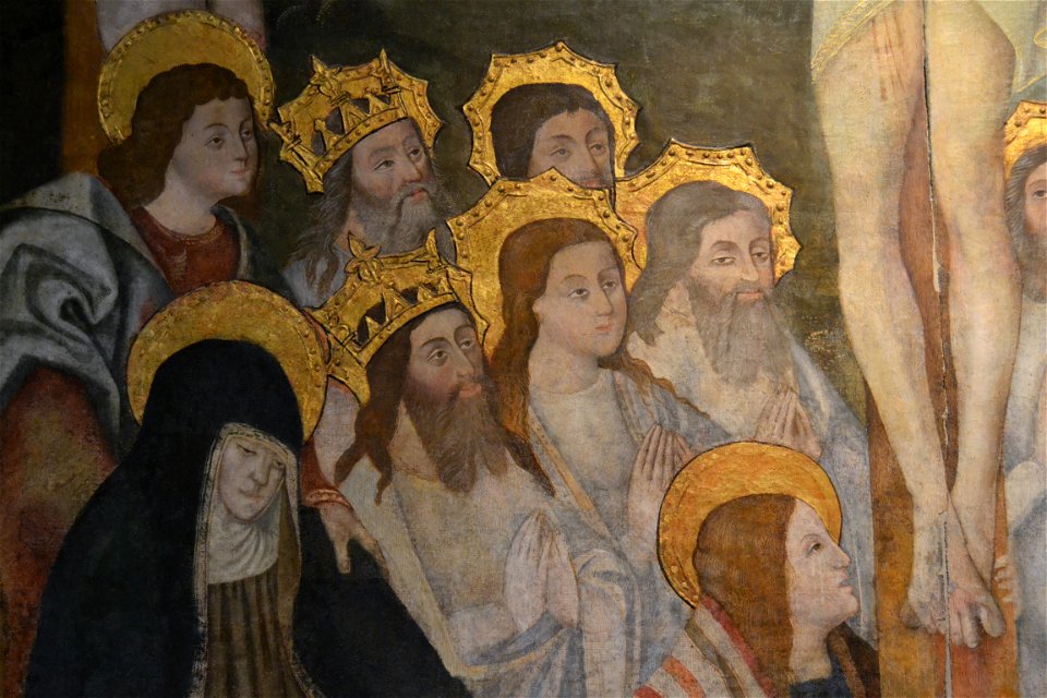 Detall del Calvari de la Redempció, Mestre dels Perea, Museu de Belles Arts de València