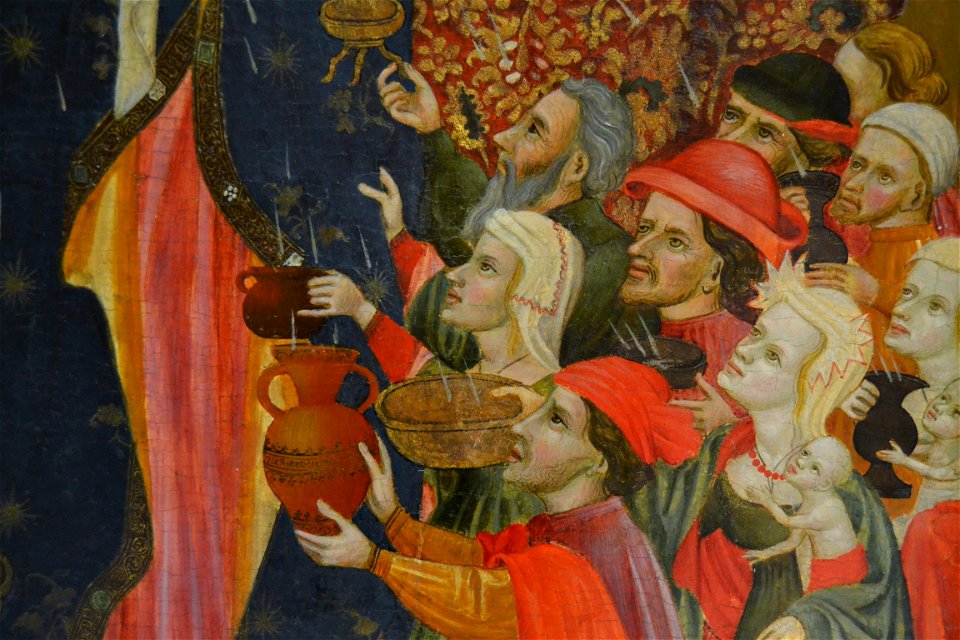 Detall del retaule de la Mare de Déu de la Llet, Antoni Peris, Museu de Belles Arts de València