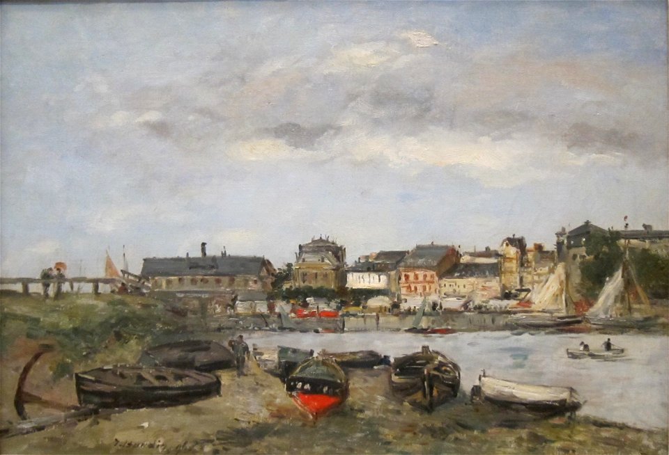 'Trouville' by Eugène Boudin, Cincinnati Art Museum