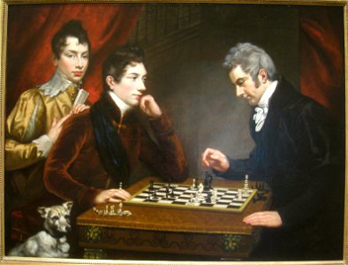 Chess Players by James Northcote (1746-1831) - IMG 7288