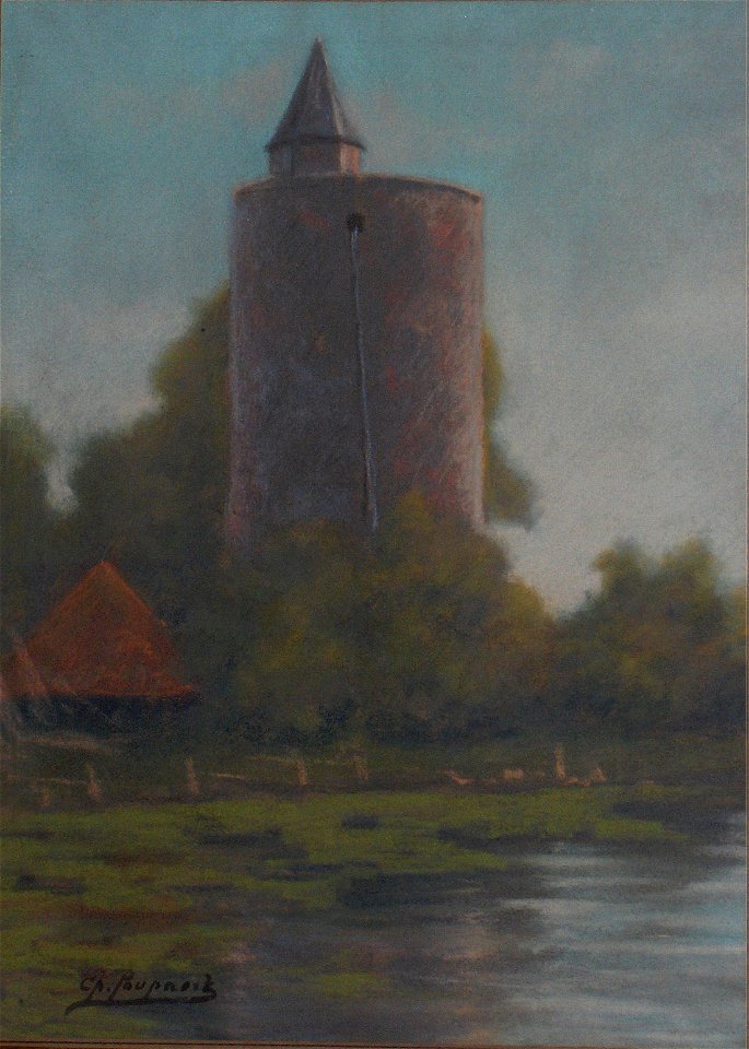 Charles Poupaert.Oude toren
