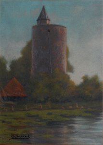 Charles Poupaert.Oude toren