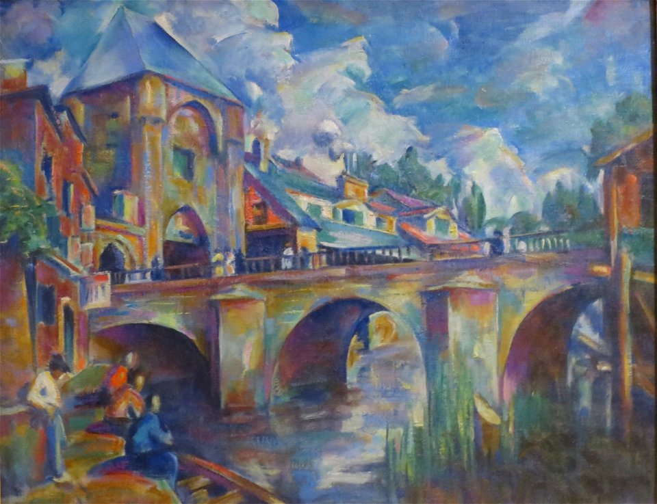 A Bridge by Preston Dickinson, Columbus Museum of Art