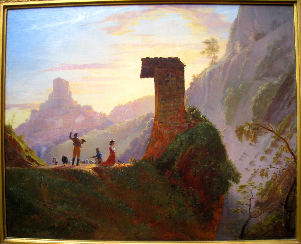 Chapel of the Virgin at Subiaco, 1830, by Samuel Finley Breese Morse (1791-1872) - Worcester Art Museum - IMG 7680