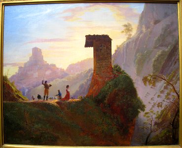 Chapel of the Virgin at Subiaco, 1830, by Samuel Finley Breese Morse (1791-1872) - Worcester Art Museum - IMG 7680