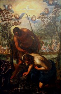 Domenico Tintoretto - The Baptism of Christ