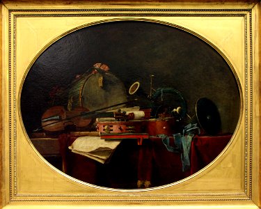 Chardin, gli strumenti della musica civile, 1767