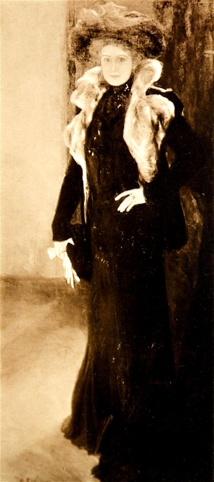 Edelfelt Portrait of the Singer Aino Ackte 1901