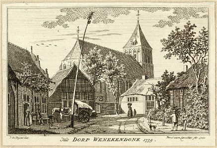 Dorpsgezicht te Winnekendonk, 1739. NL-HlmNHA 1477 53009620